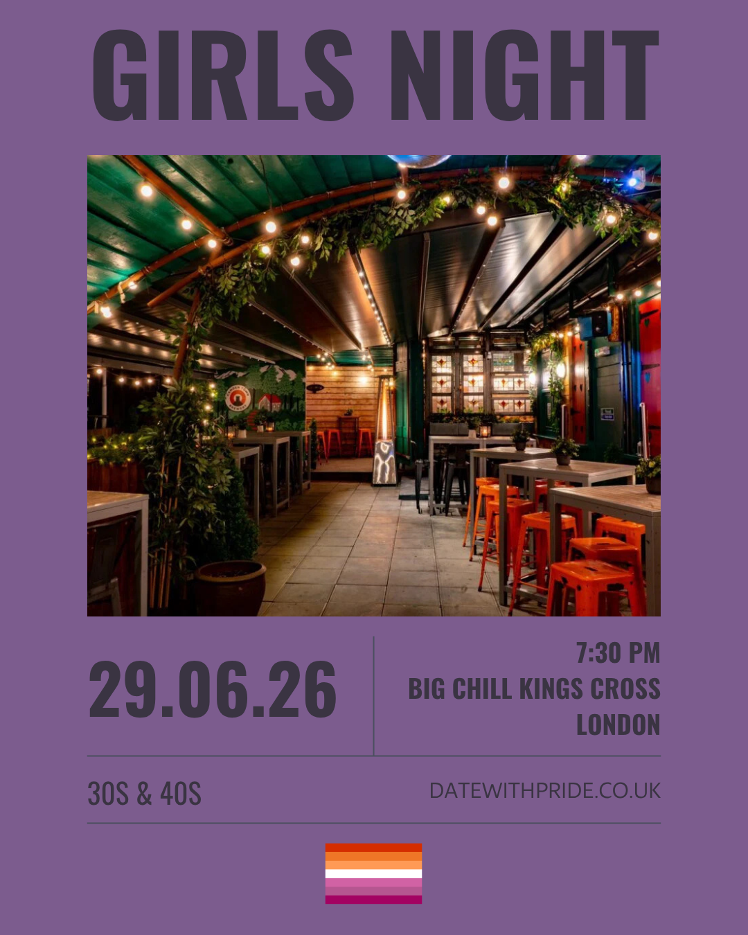 Girls Night - LGBTQ+ Speed Dating London - 29th June