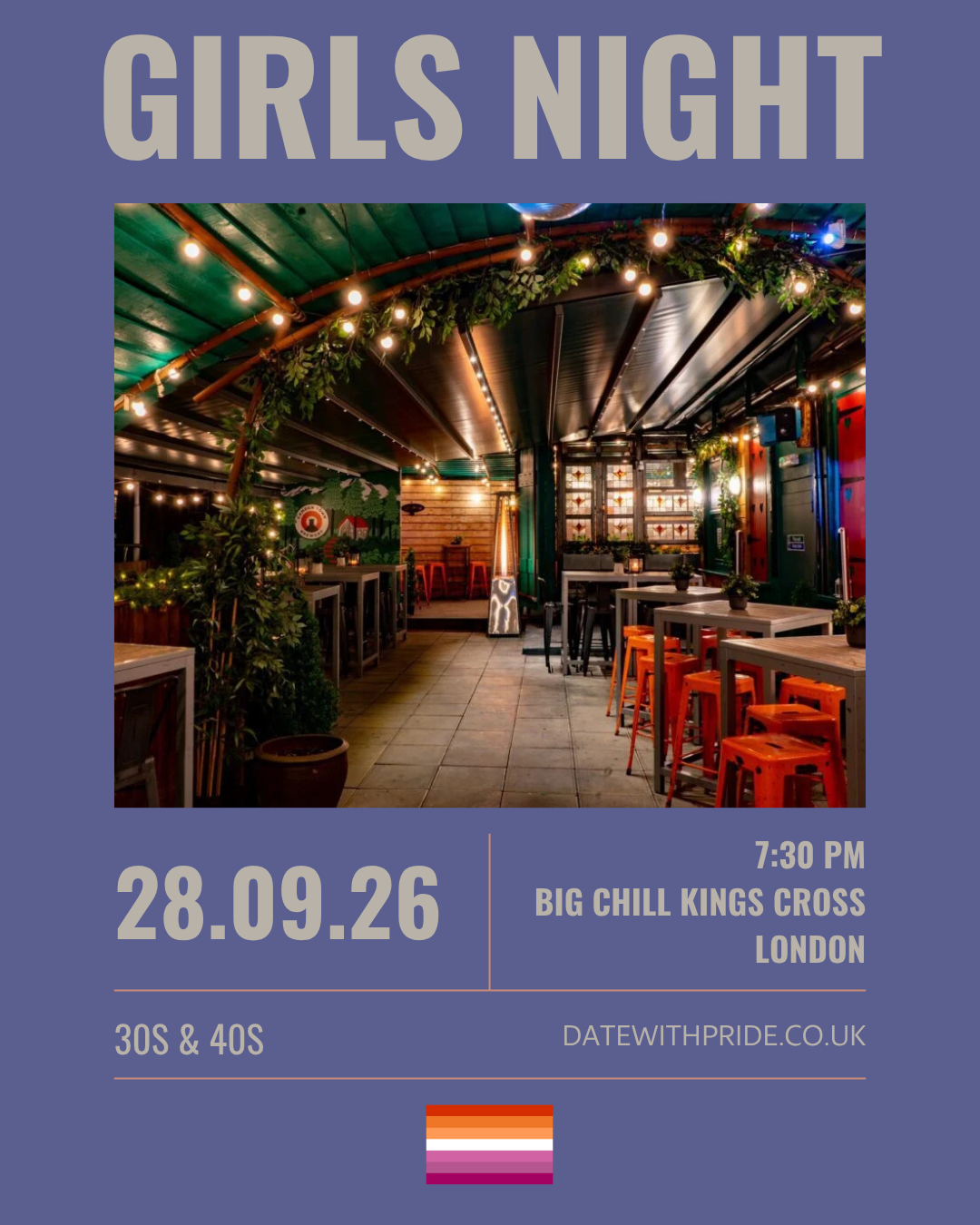 Girls Night - LGBTQ+ Speed Dating London - 28th September