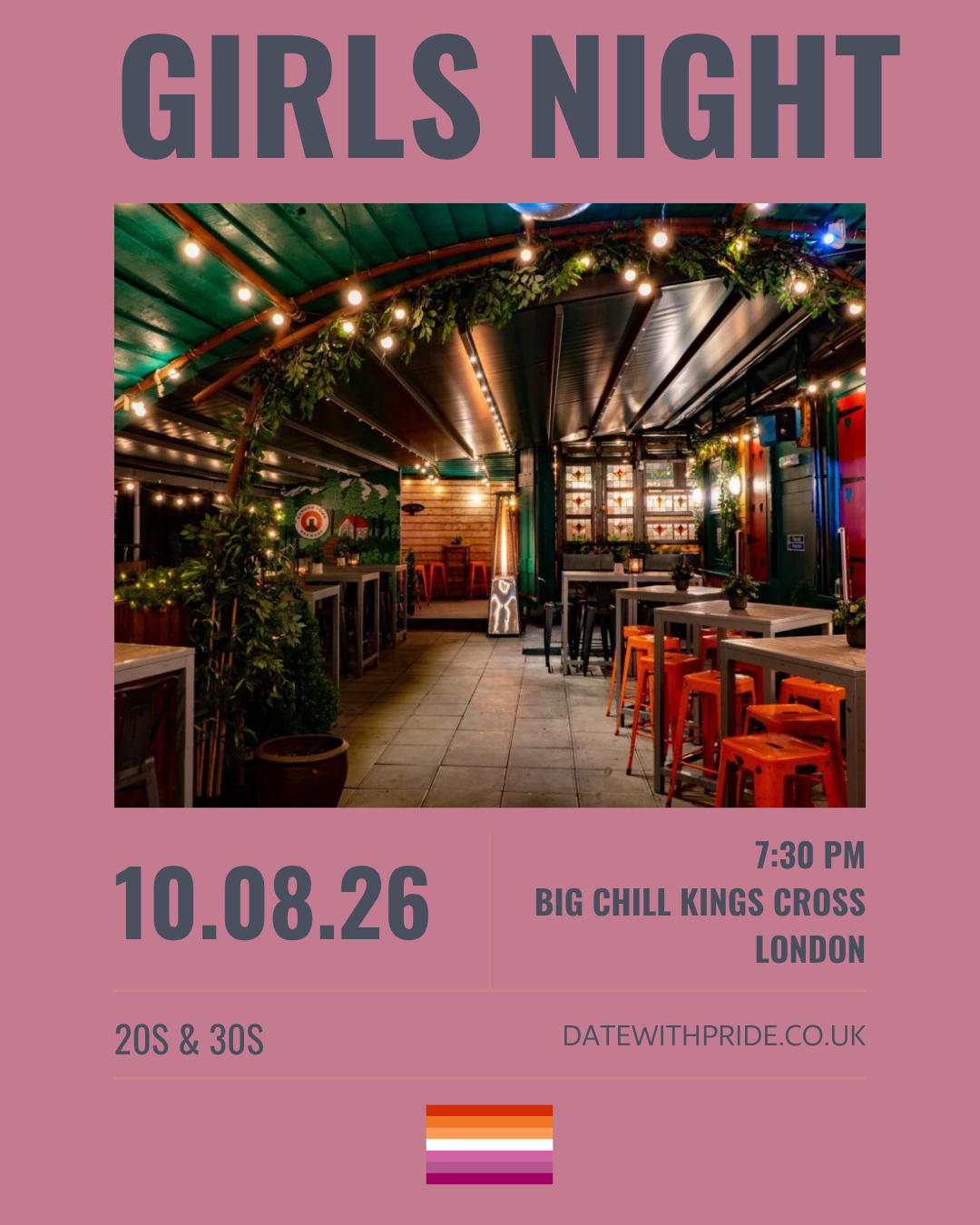 Girls Night - LGBTQ+ Speed Dating London - 10th August