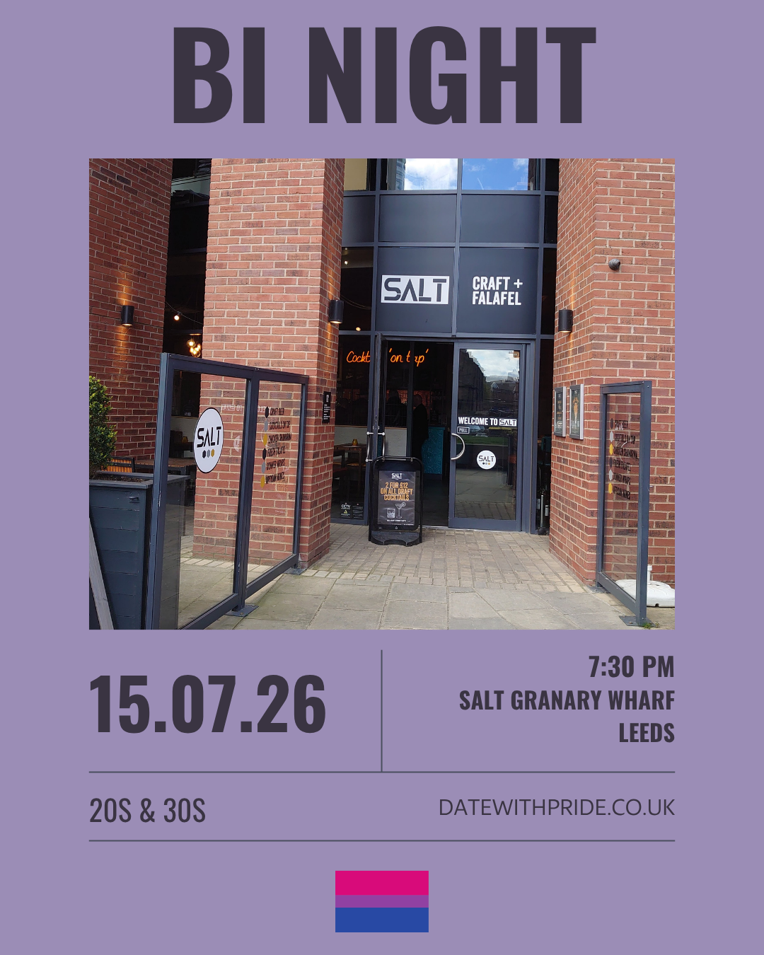 Bi Night - LGBTQ+ Speed Dating Leeds - 15th July