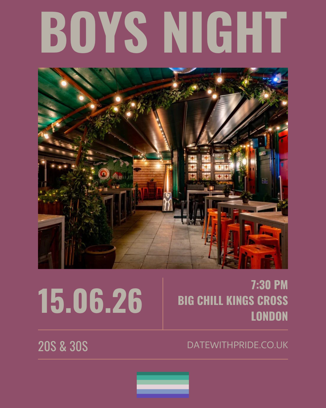 Boys Night - LGBTQ+ Speed Dating London - 15th June