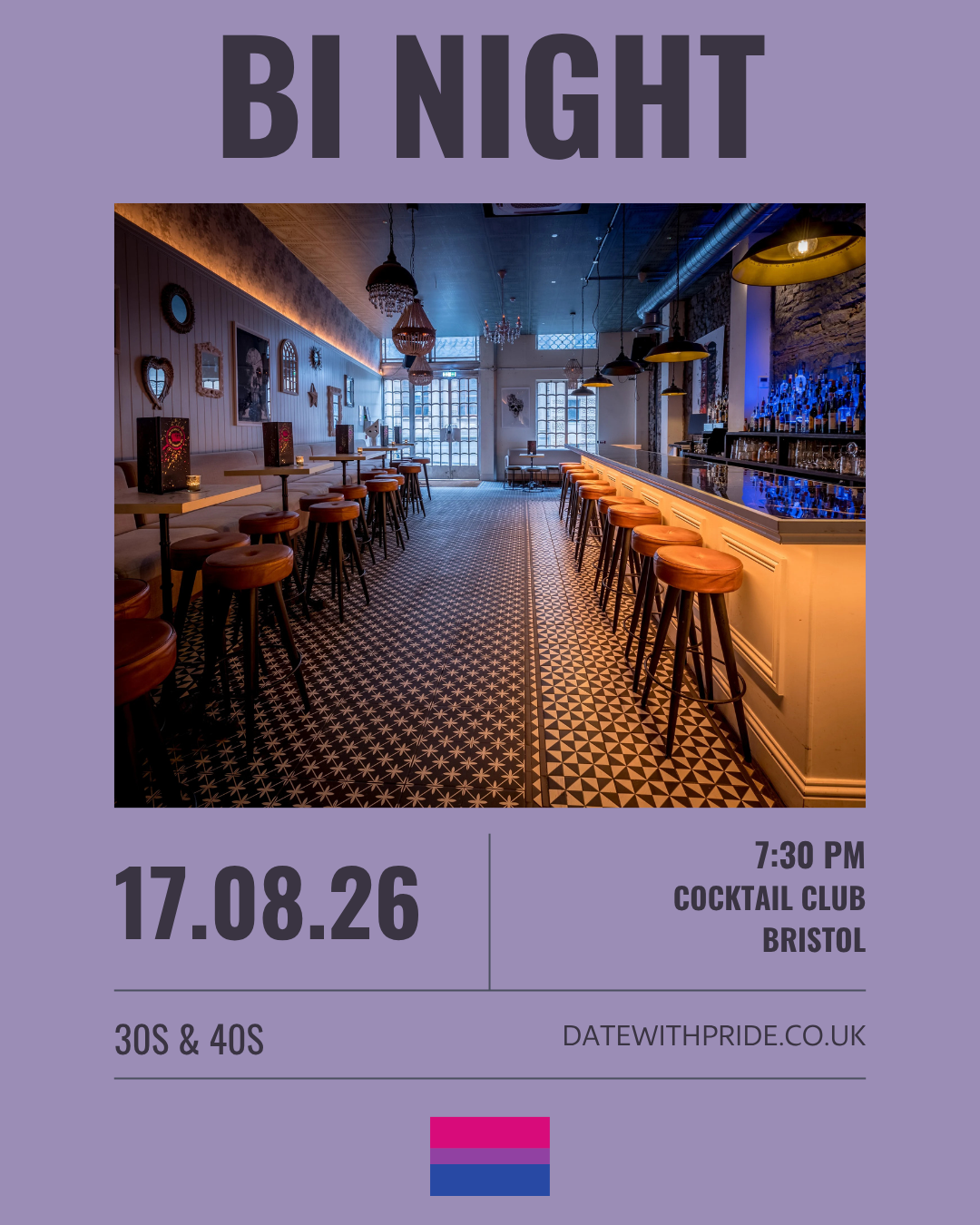Bi Night - LGBTQ+ Speed Dating Bristol - 17th August