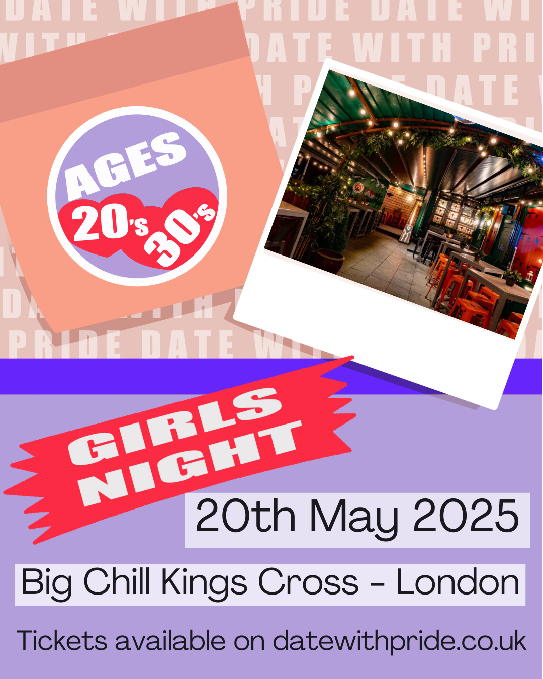 Girls Night - LGBTQ+ Speed Dating London - 20th May