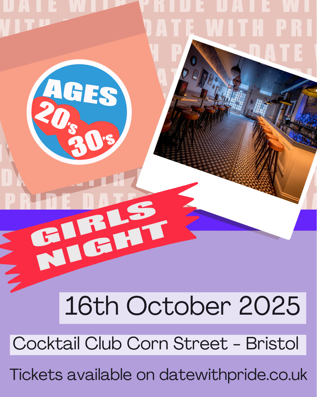 Girls Night - LGBTQ+ Speed Dating Bristol - 16th October