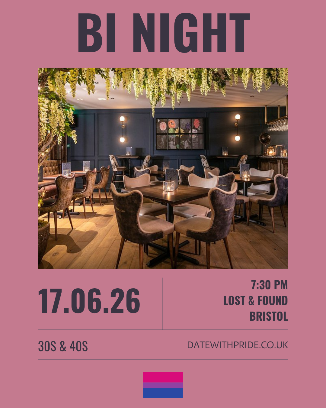 Bi Night - LGBTQ+ Speed Dating Bristol - 17th June