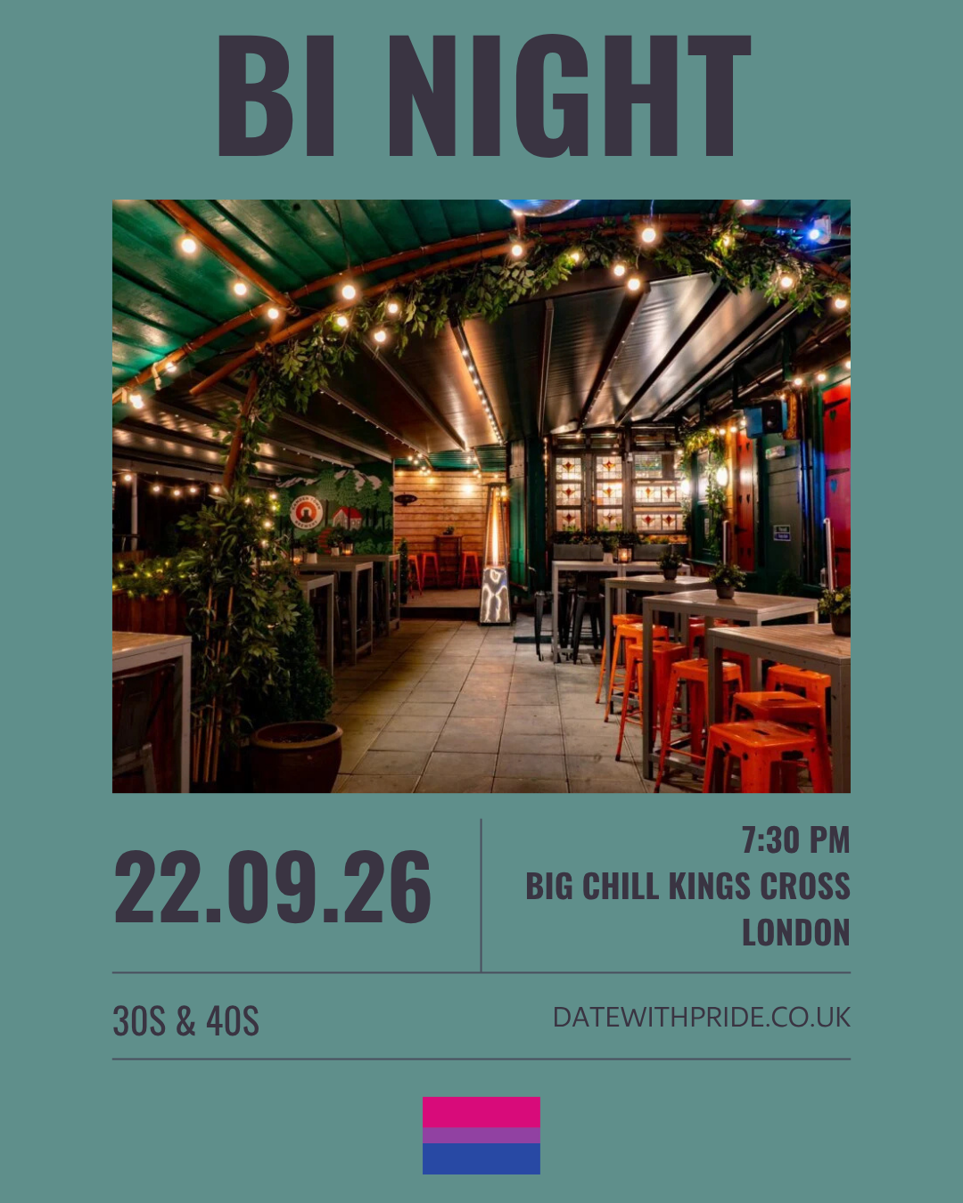 Bi Night - LGBTQ+ Speed Dating London - 22nd September