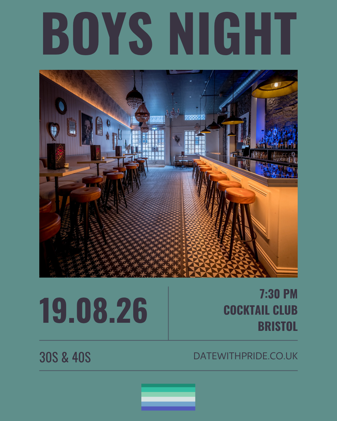 Boys Night - LGBTQ+ Speed Dating Bristol - 19th August