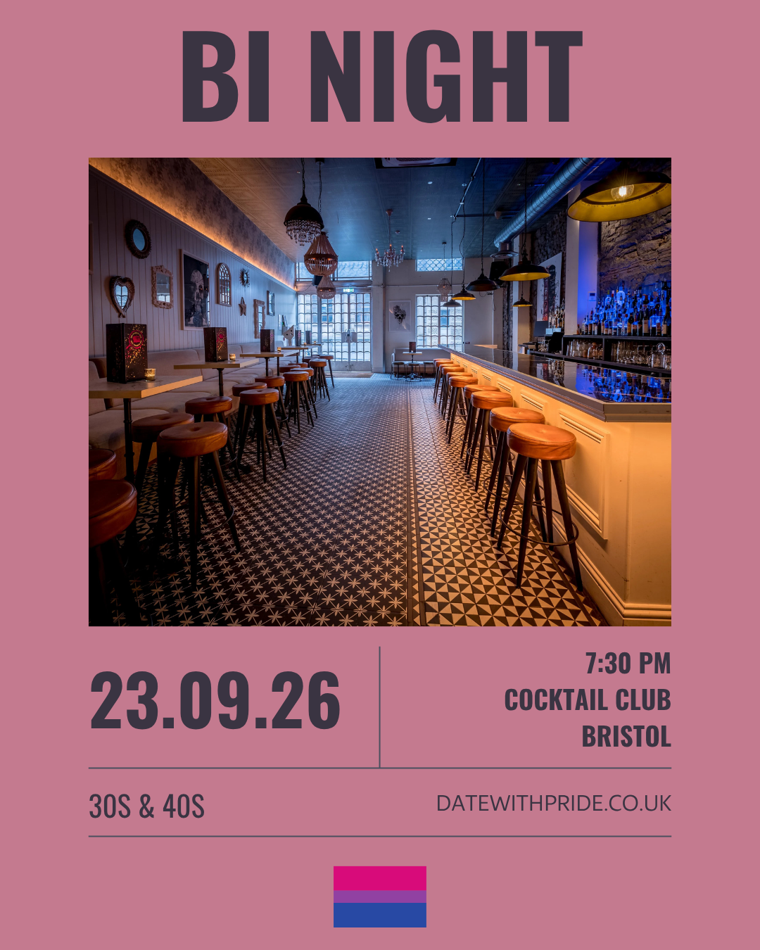 Bi Night - LGBTQ+ Speed Dating Bristol - 23rd September