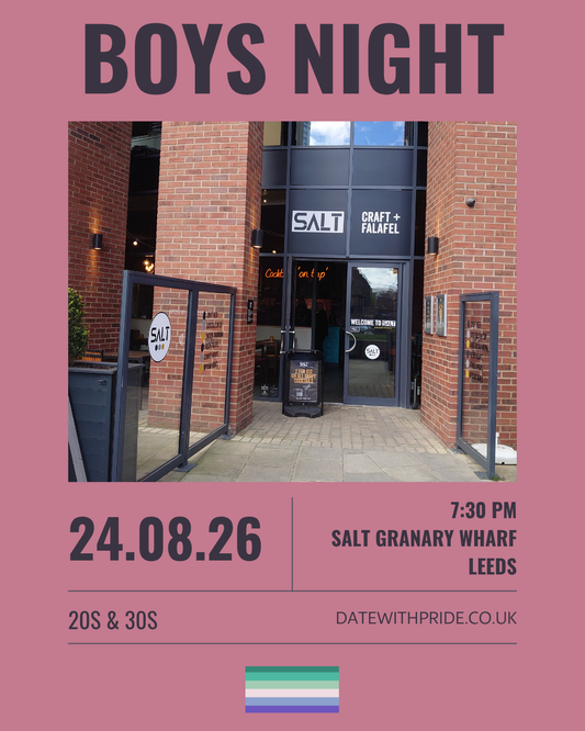 Boys Night - LGBTQ+ Speed Dating Leeds - 24th August