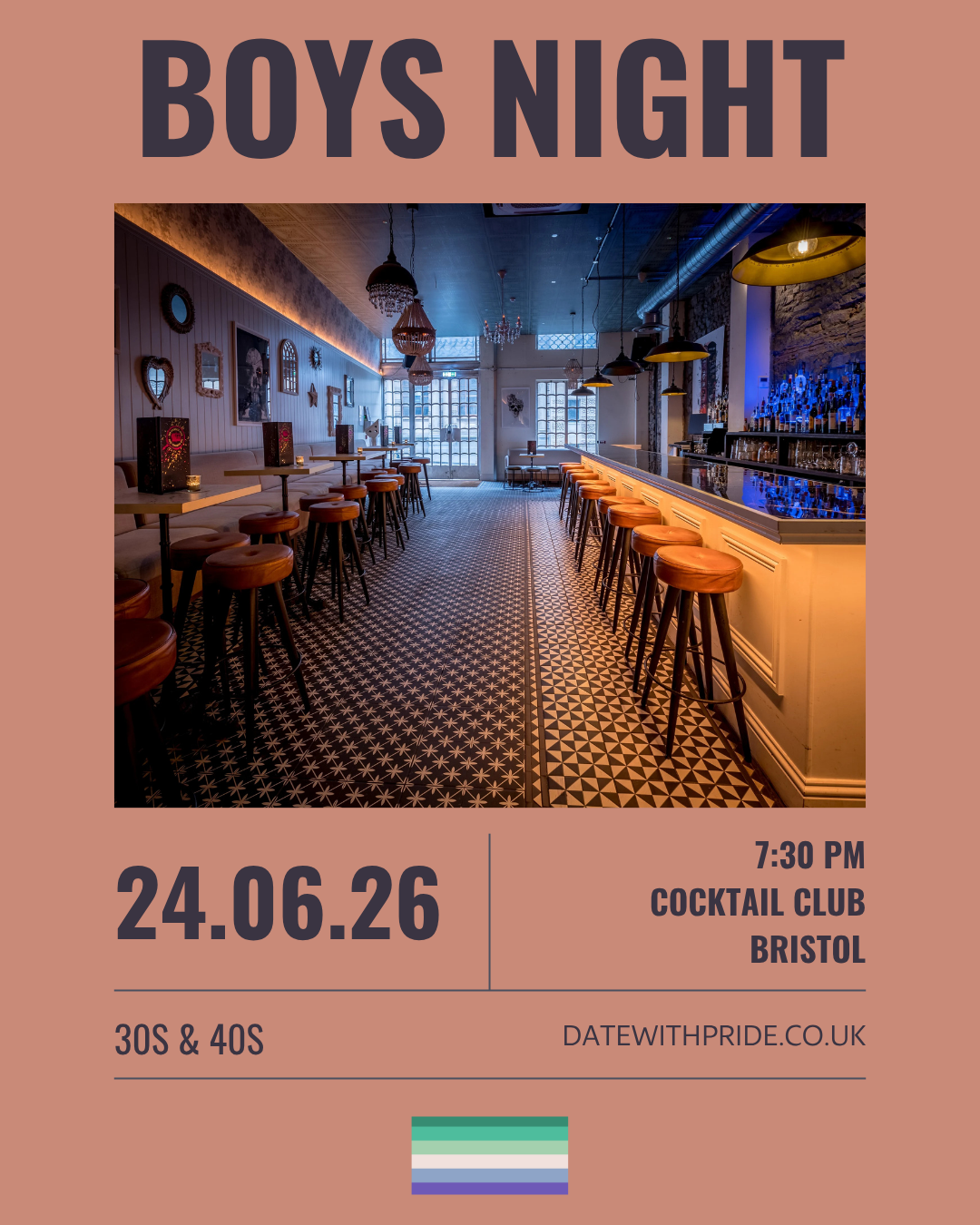 Boys Night - LGBTQ+ Speed Dating Bristol - 24th June