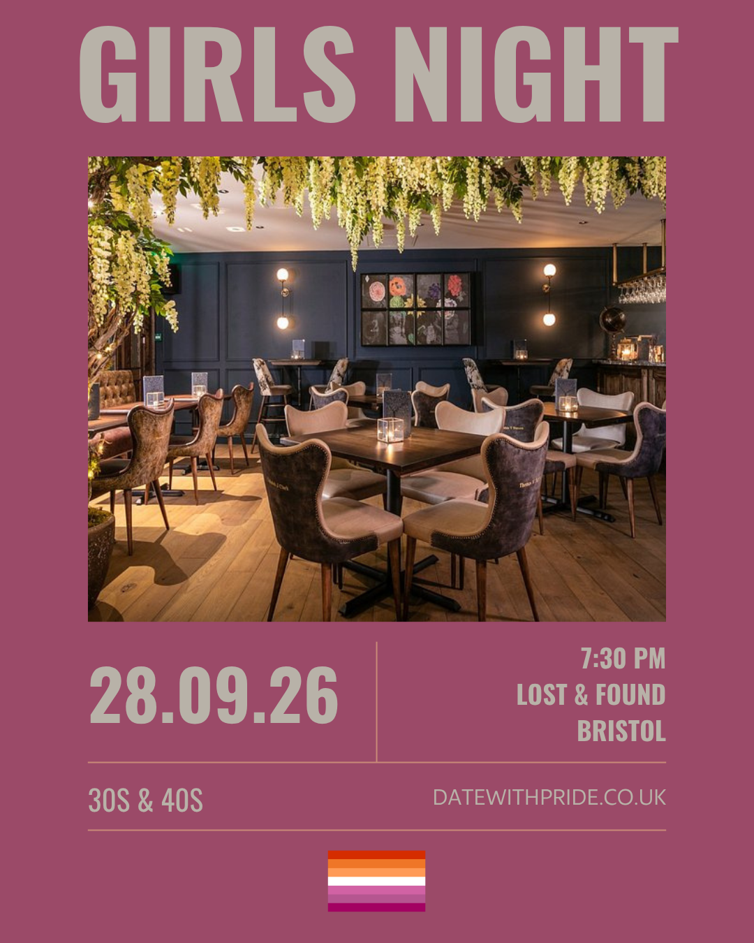 Girls Night - LGBTQ+ Speed Dating Bristol - 28th September
