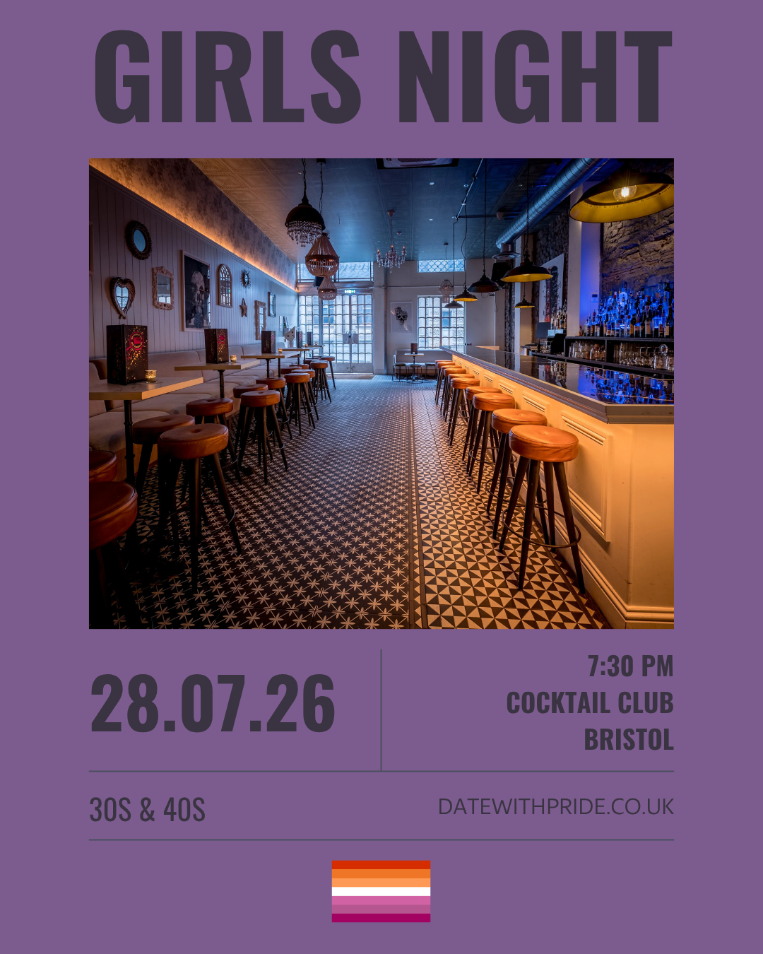 Girls Night - LGBTQ+ Speed Dating Bristol - 28th July