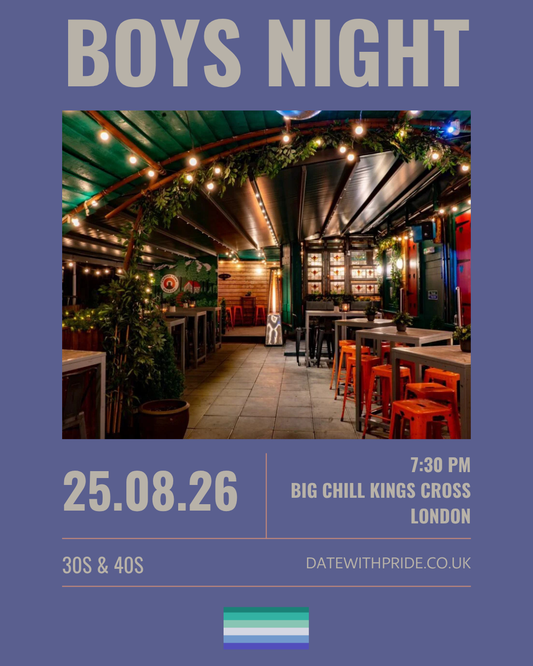 Boys Night - LGBTQ+ Speed Dating London - 25th August