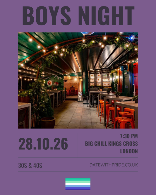 Boys Night - LGBTQ+ Speed Dating London - 28th October