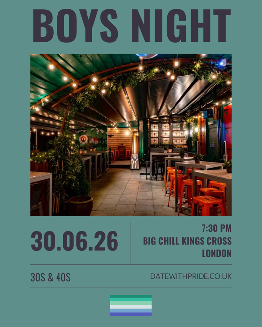 Boys Night - LGBTQ+ Speed Dating London - 30th June