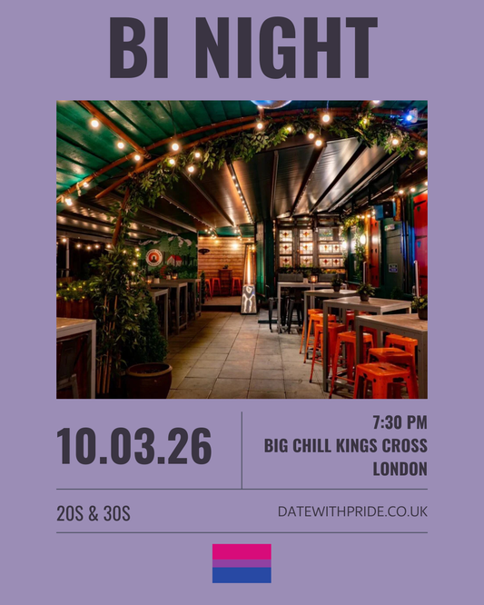Bi Night - LGBTQ+ Speed Dating London - 10th March