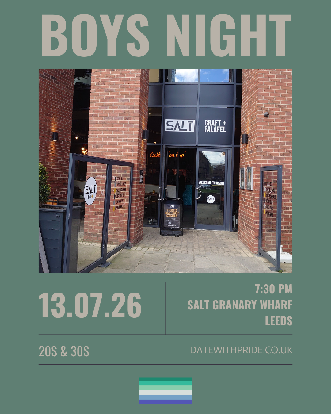 Boys Night - LGBTQ+ Speed Dating Leeds - 13th July
