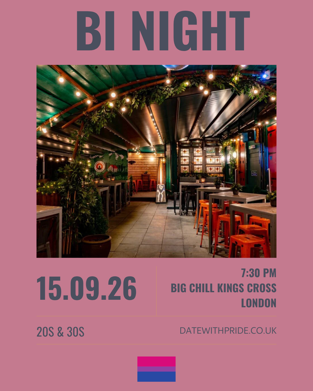 Bi Night - LGBTQ+ Speed Dating London - 15th September