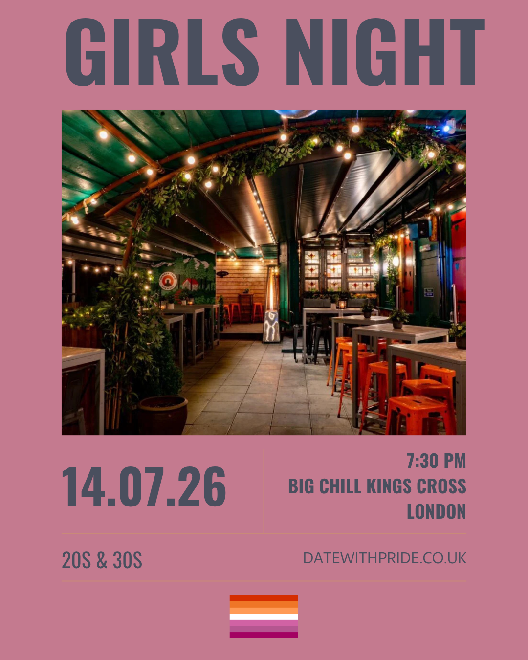 Girls Night - LGBTQ+ Speed Dating London - 14th July