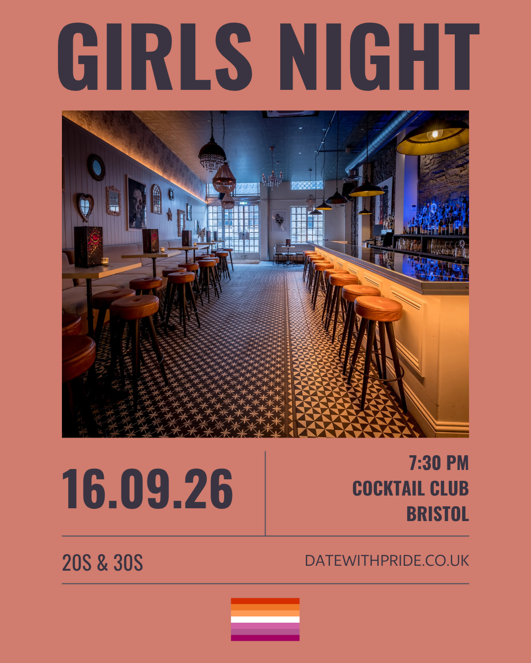 Girls Night - LGBTQ+ Speed Dating Bristol - 16th September