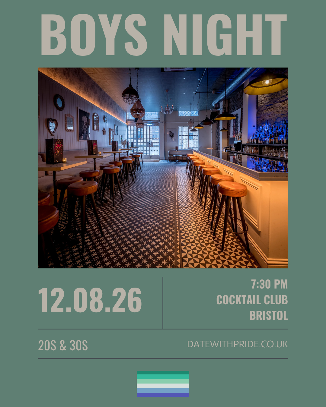 Boys Night - LGBTQ+ Speed Dating Bristol - 12th August