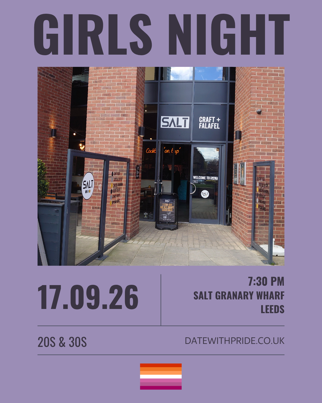 Girls Night - LGBTQ+ Speed Dating Leeds - 17th September