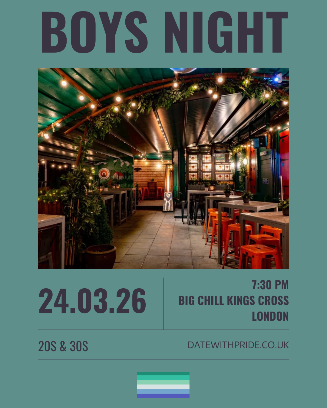 Boys Night - LGBTQ+ Speed Dating London - 24th March