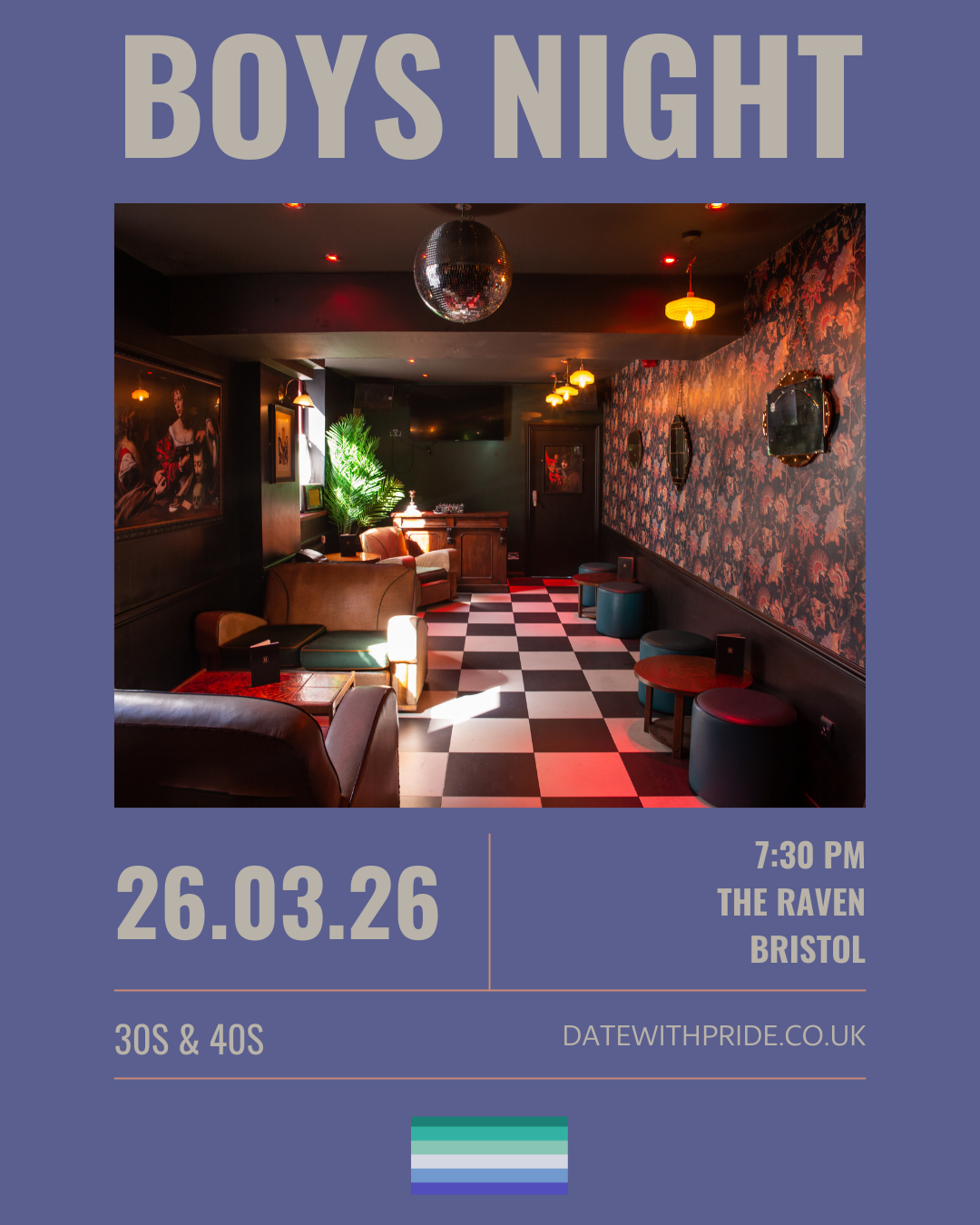 Boys Night - LGBTQ+ Speed Dating Bristol - 26th March