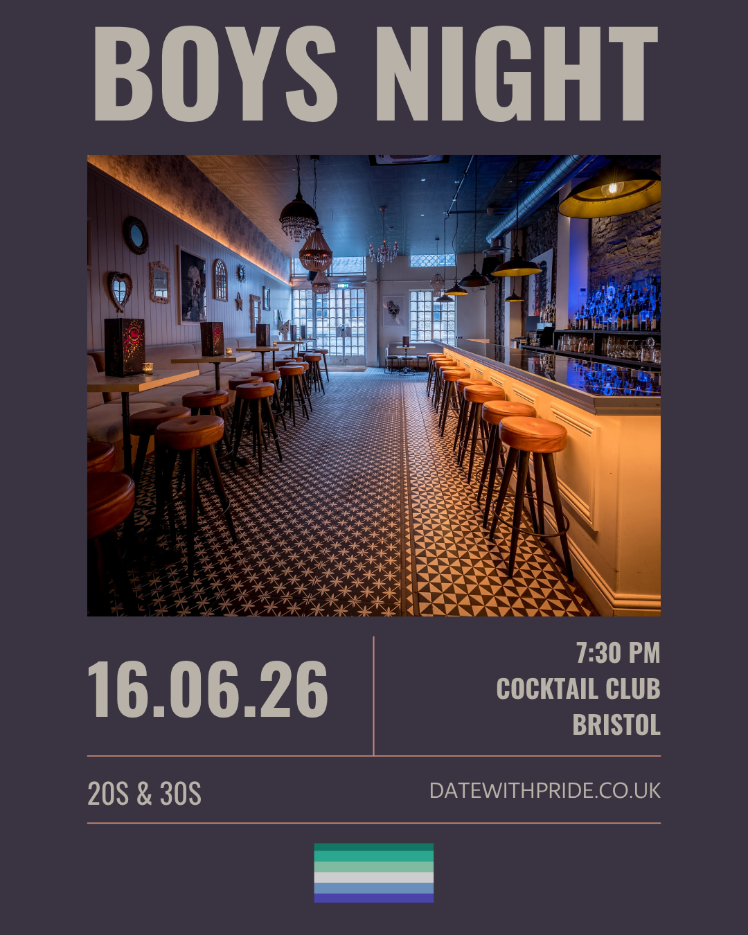 Boys Night - LGBTQ+ Speed Dating Bristol - 16th June