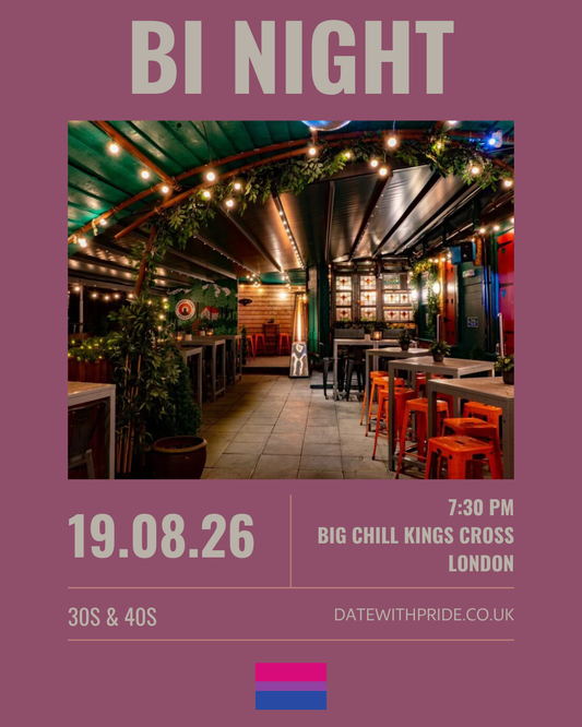 Bi Night - LGBTQ+ Speed Dating London - 19th August