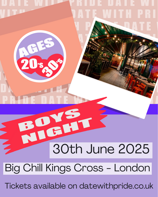 Boys Night - LGBTQ+ Speed Dating London - 30th June